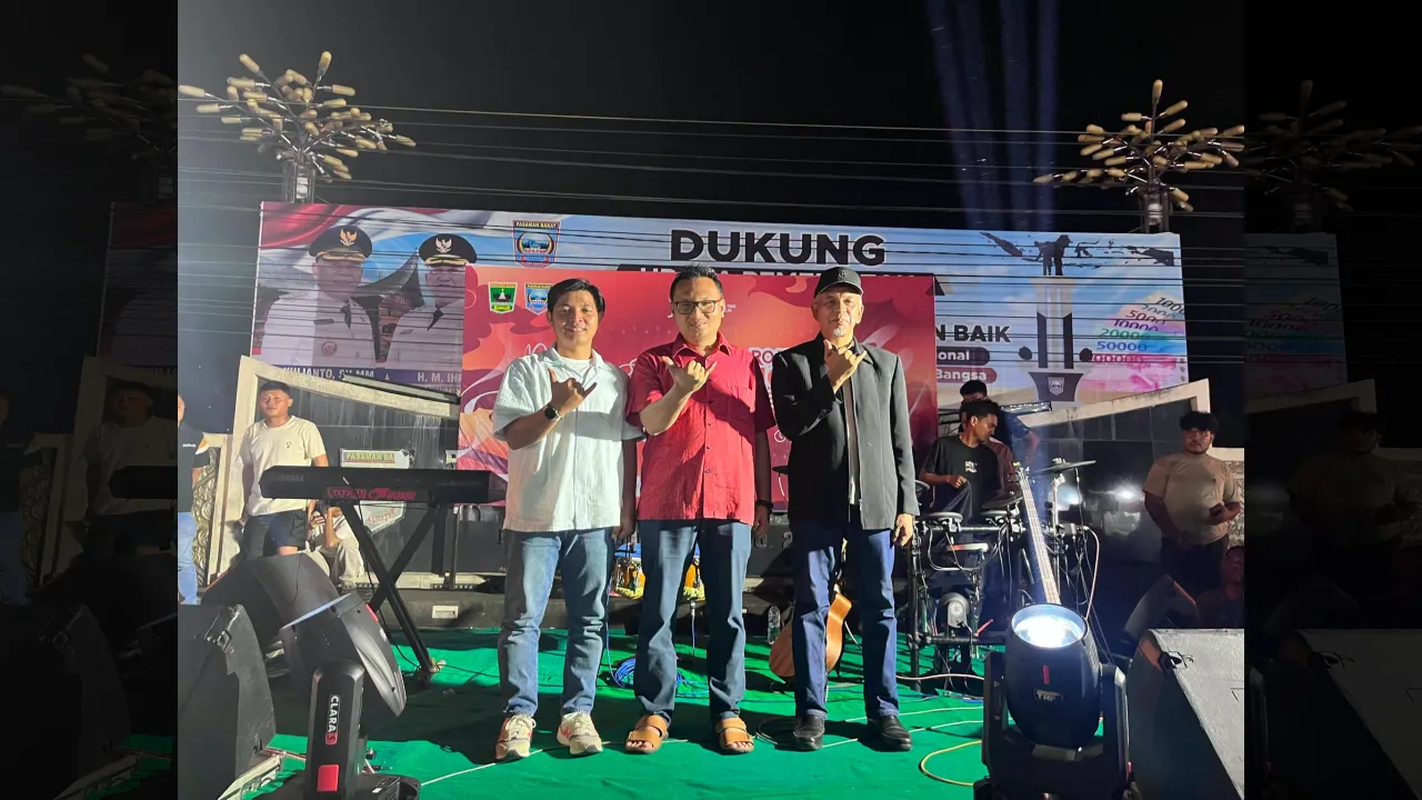 Sekda Doddy San Ismail bersama anggota DPRD Sumbar Ade Putra